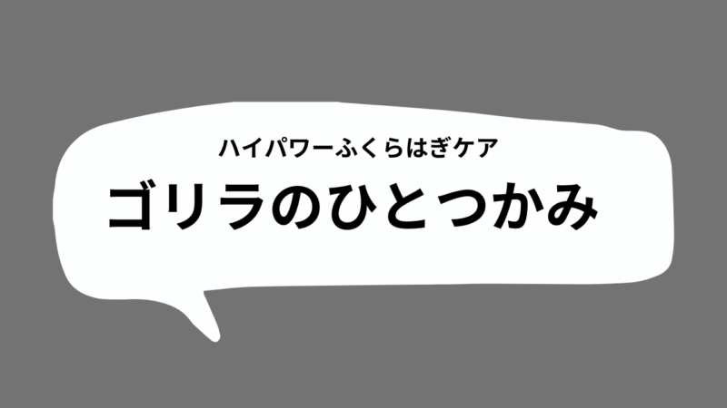 ゴリラのひとつかみ